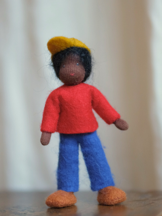 Håndlaget samlefigur i ull - Gaute (9cm)