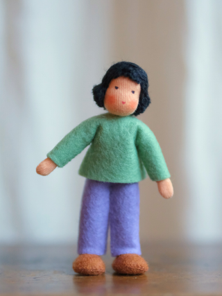 Håndlaget samlefigur i ull - Hektor (9cm)