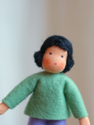 Håndlaget samlefigur i ull - Hektor (9cm)