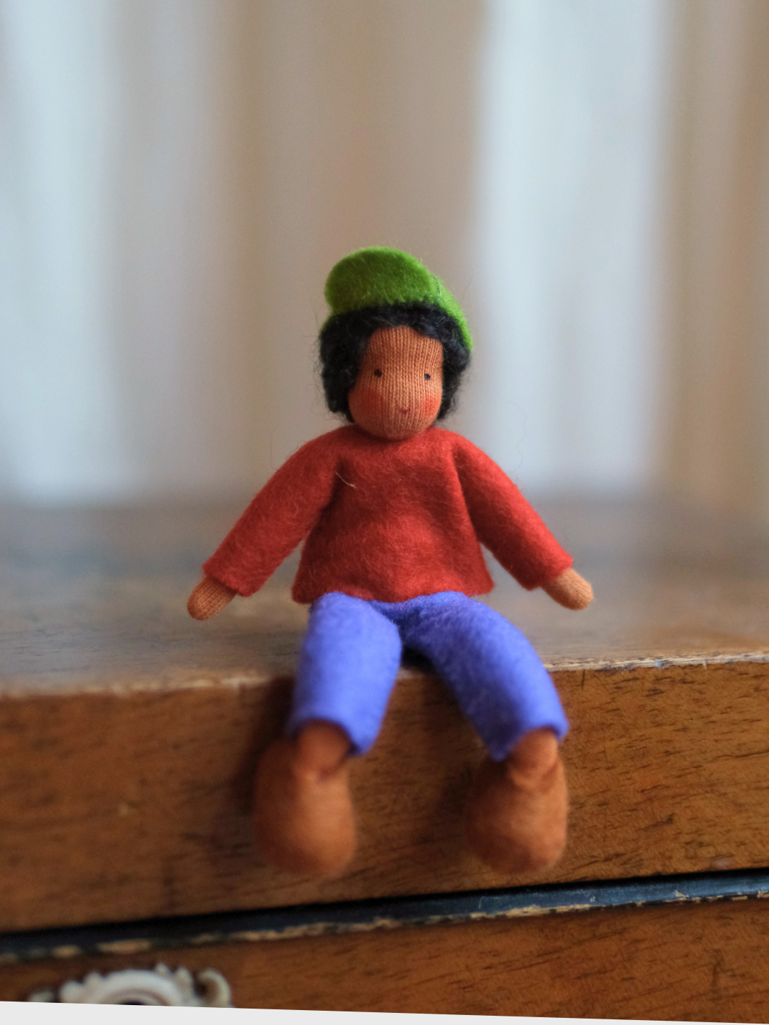 Håndlaget samlefigur i ull - Ståle (9cm)