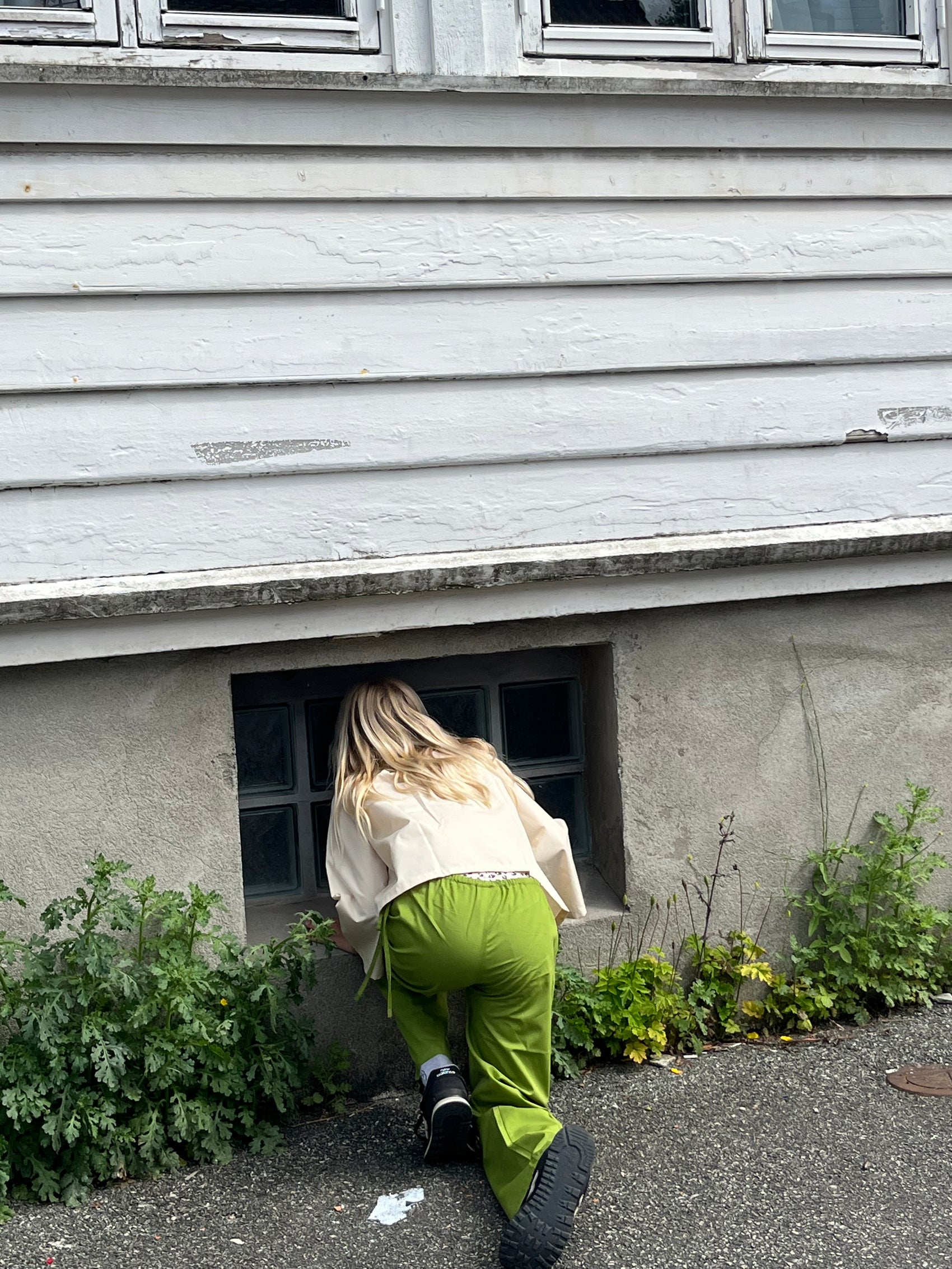 Luca Bukser i bomull – justerbar snor