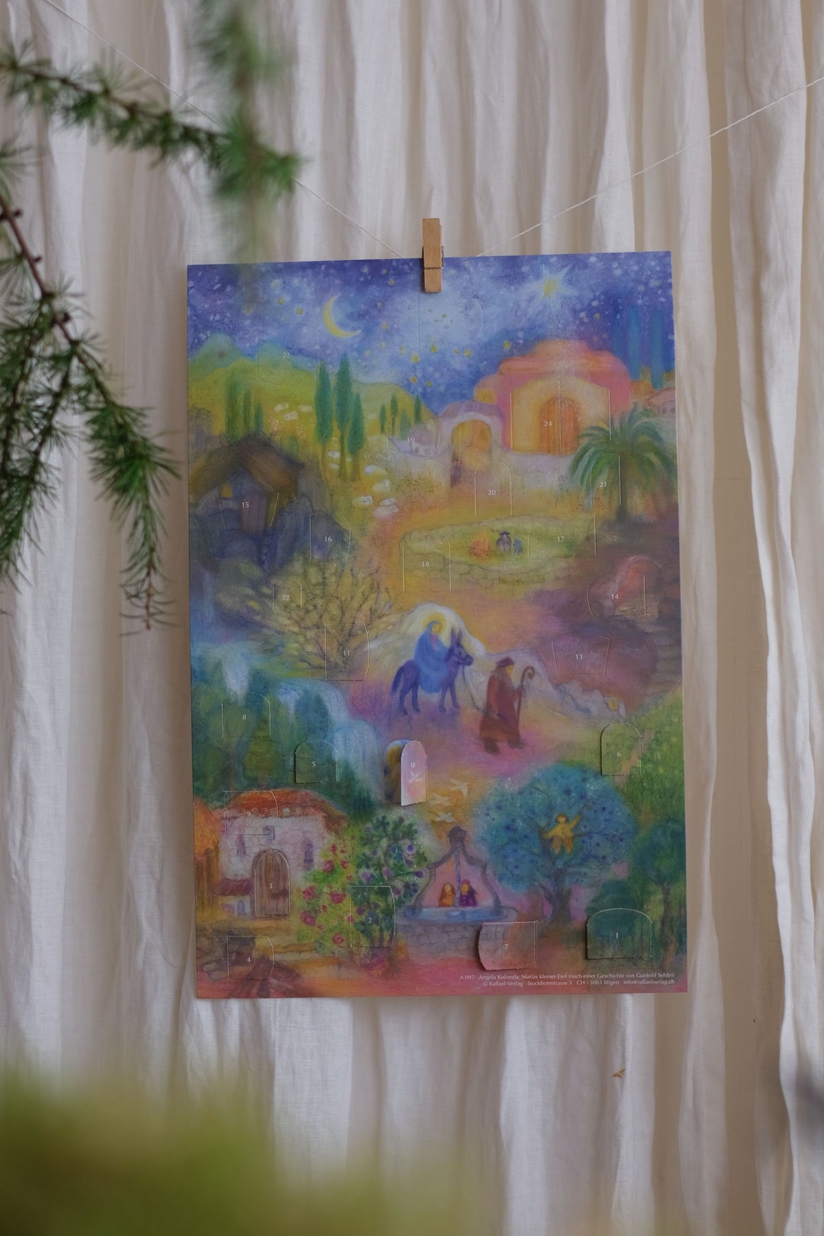Medium papirkalender - Veien til Betlehem
