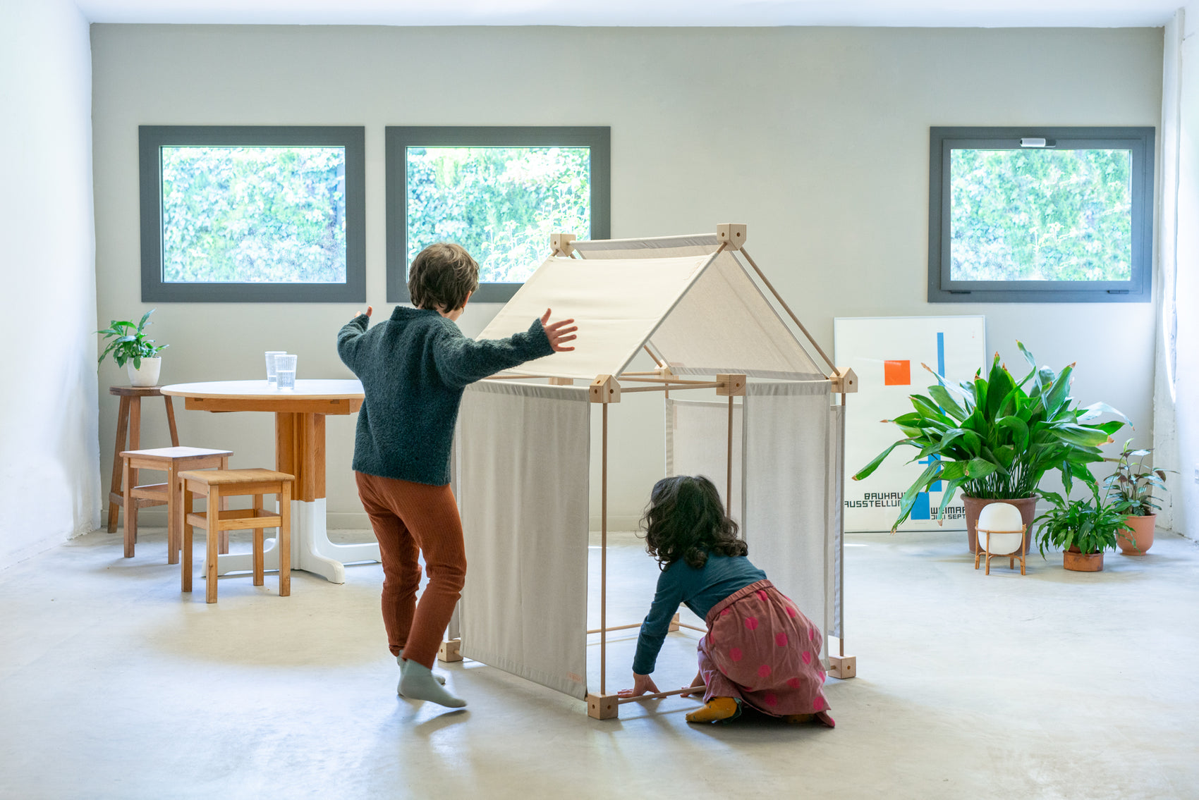 Kernel konstruksjonsett - øko bomullstekstil - 44 deler