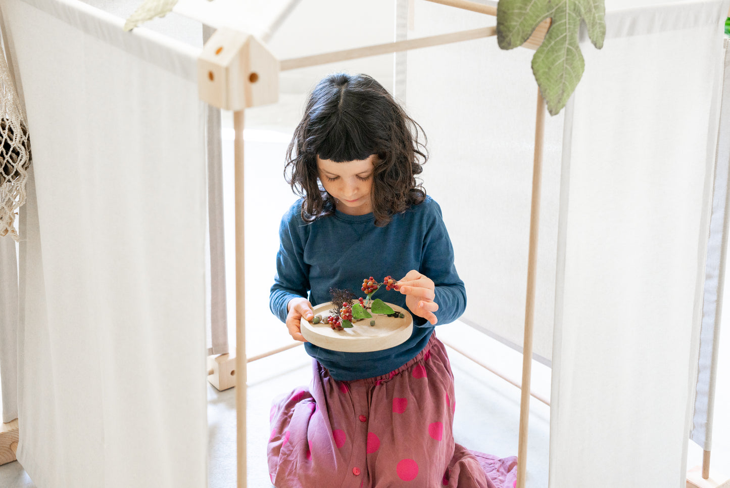 Kernel konstruksjonsett - øko bomullstekstil - 44 deler