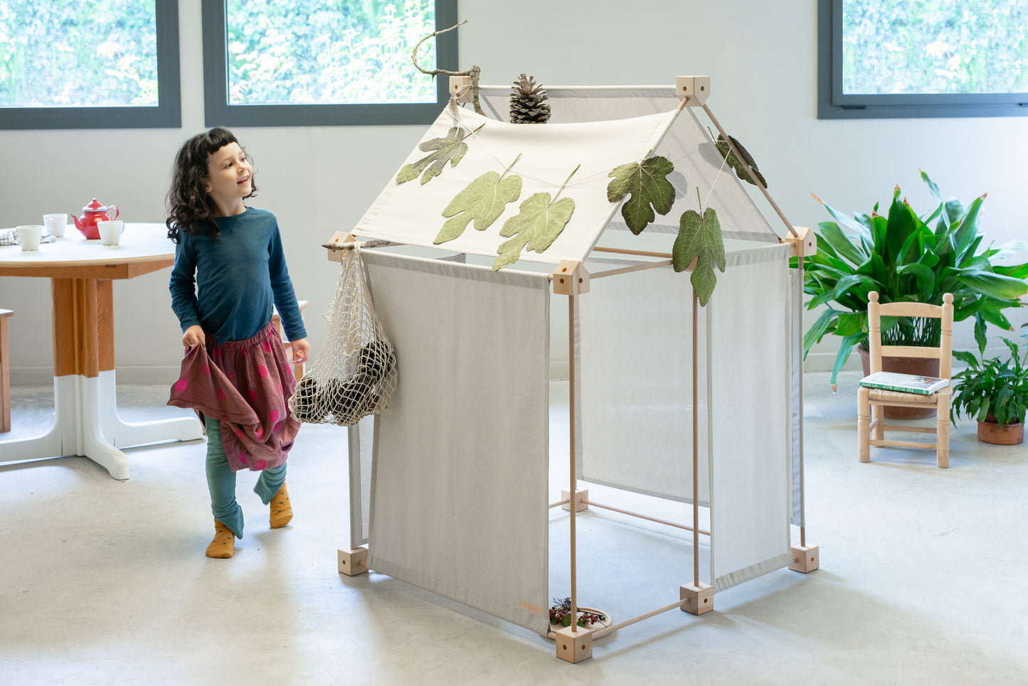 Kernel konstruksjonsett - øko bomullstekstil - 44 deler