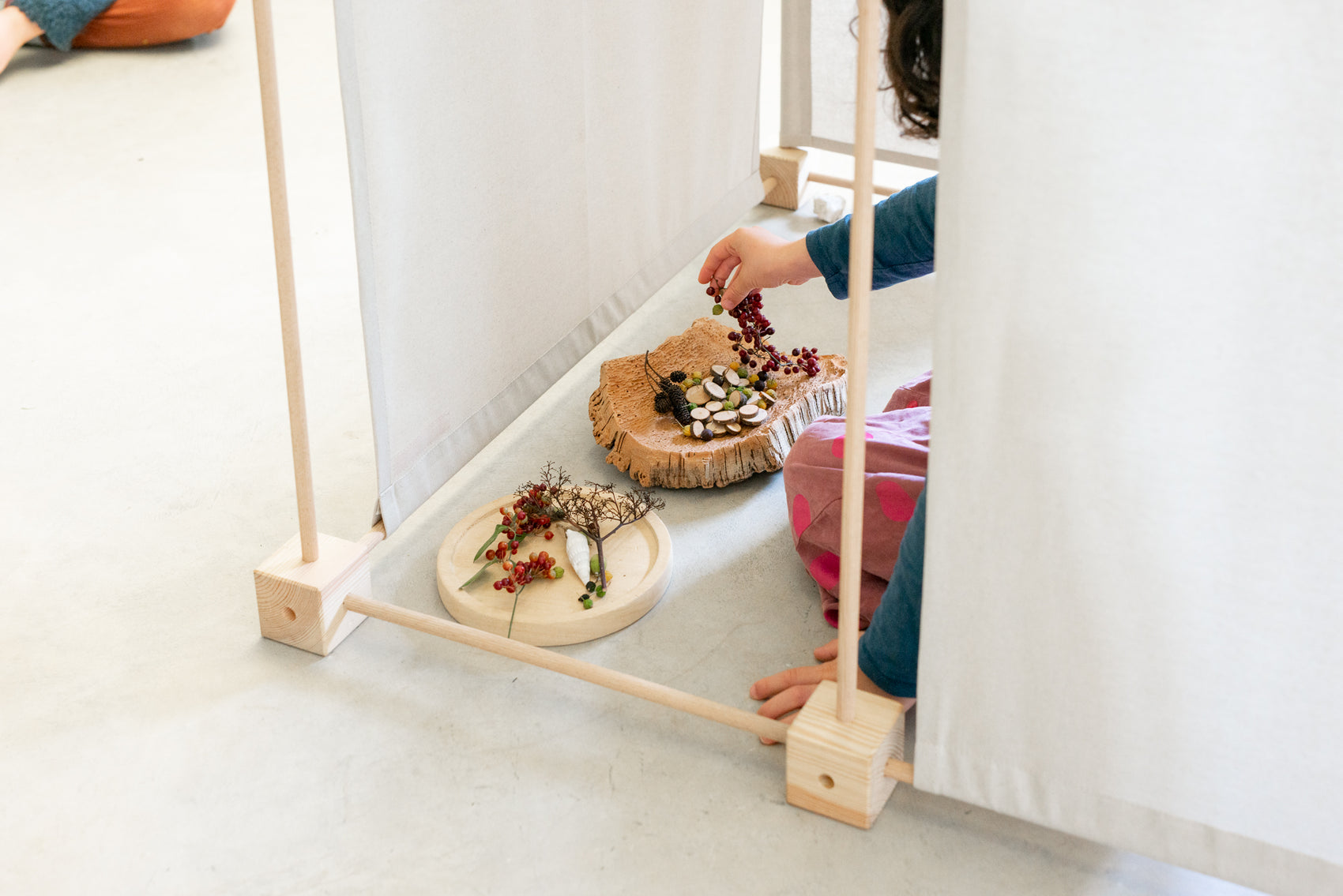 Kernel konstruksjonsett - øko bomullstekstil - 44 deler