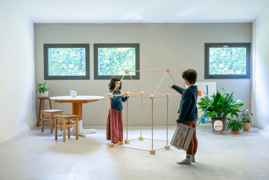 Kernel konstruksjonsett - øko bomullstekstil - 44 deler