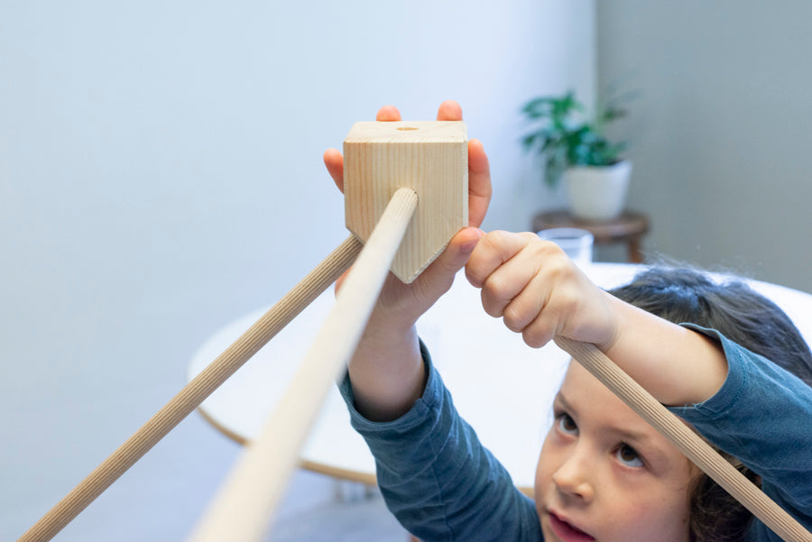 Kernel konstruksjonsett - øko bomullstekstil - 44 deler