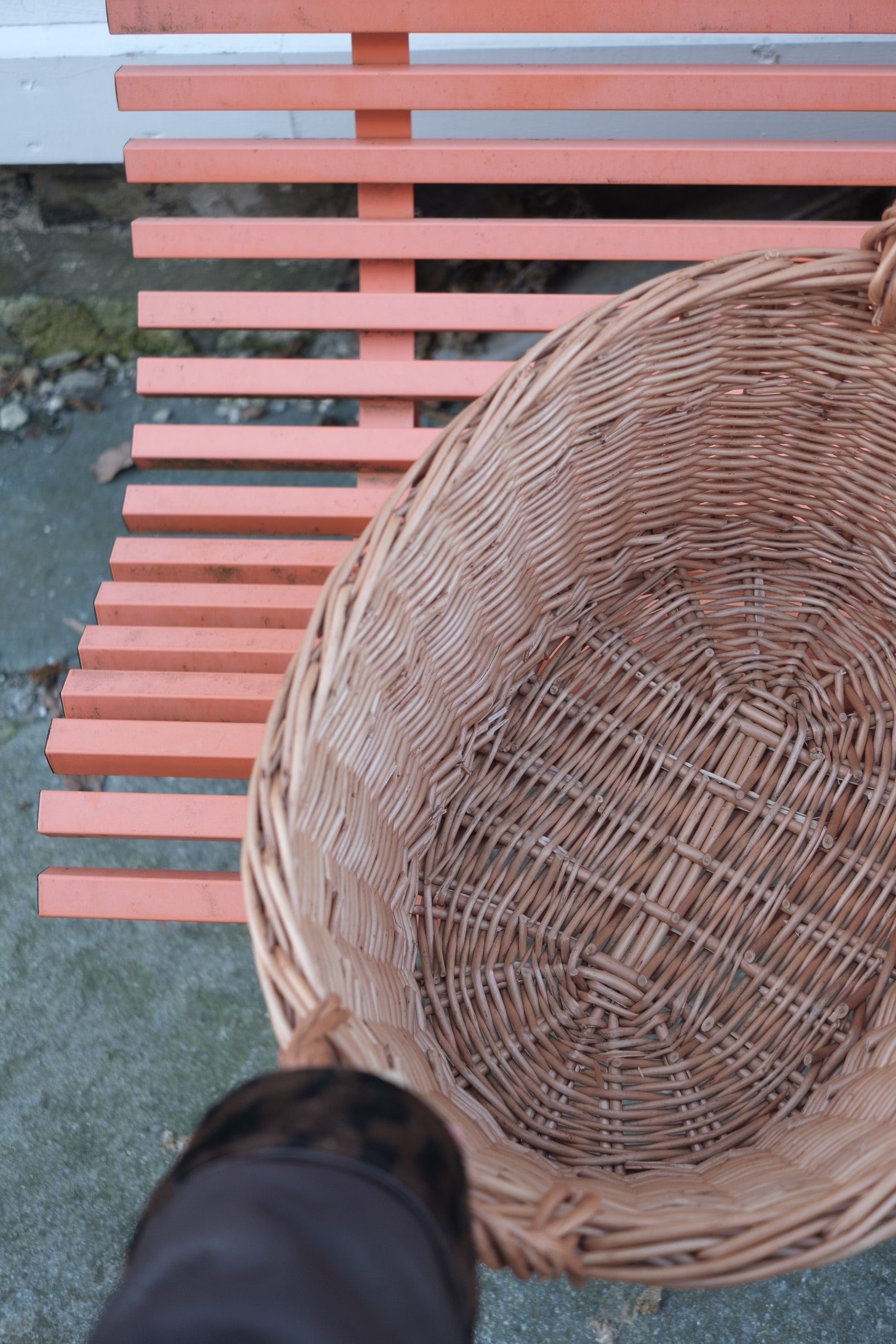 Avlang kurv med håndtak - 50cm