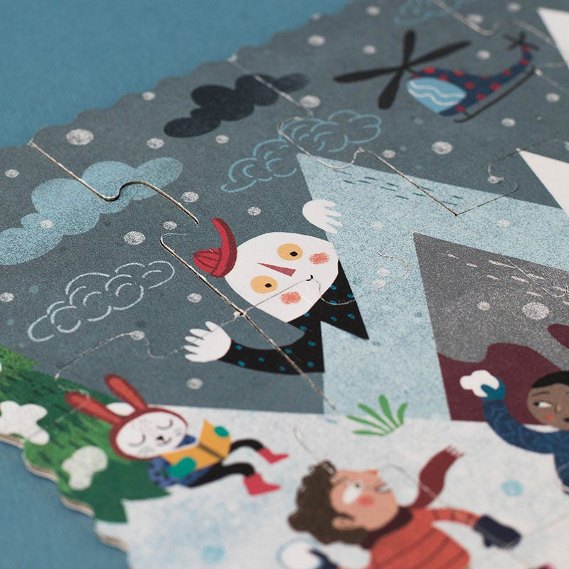 Puslespill - Let´s go to the mountain