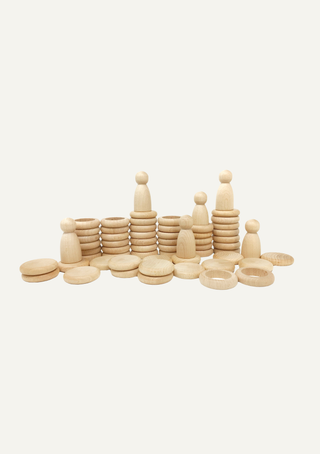Nins®, Rings & Coins - natural wood