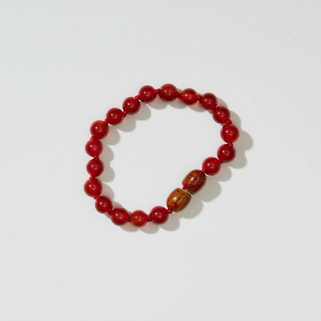 Carnelian armbånd barn (14cm)