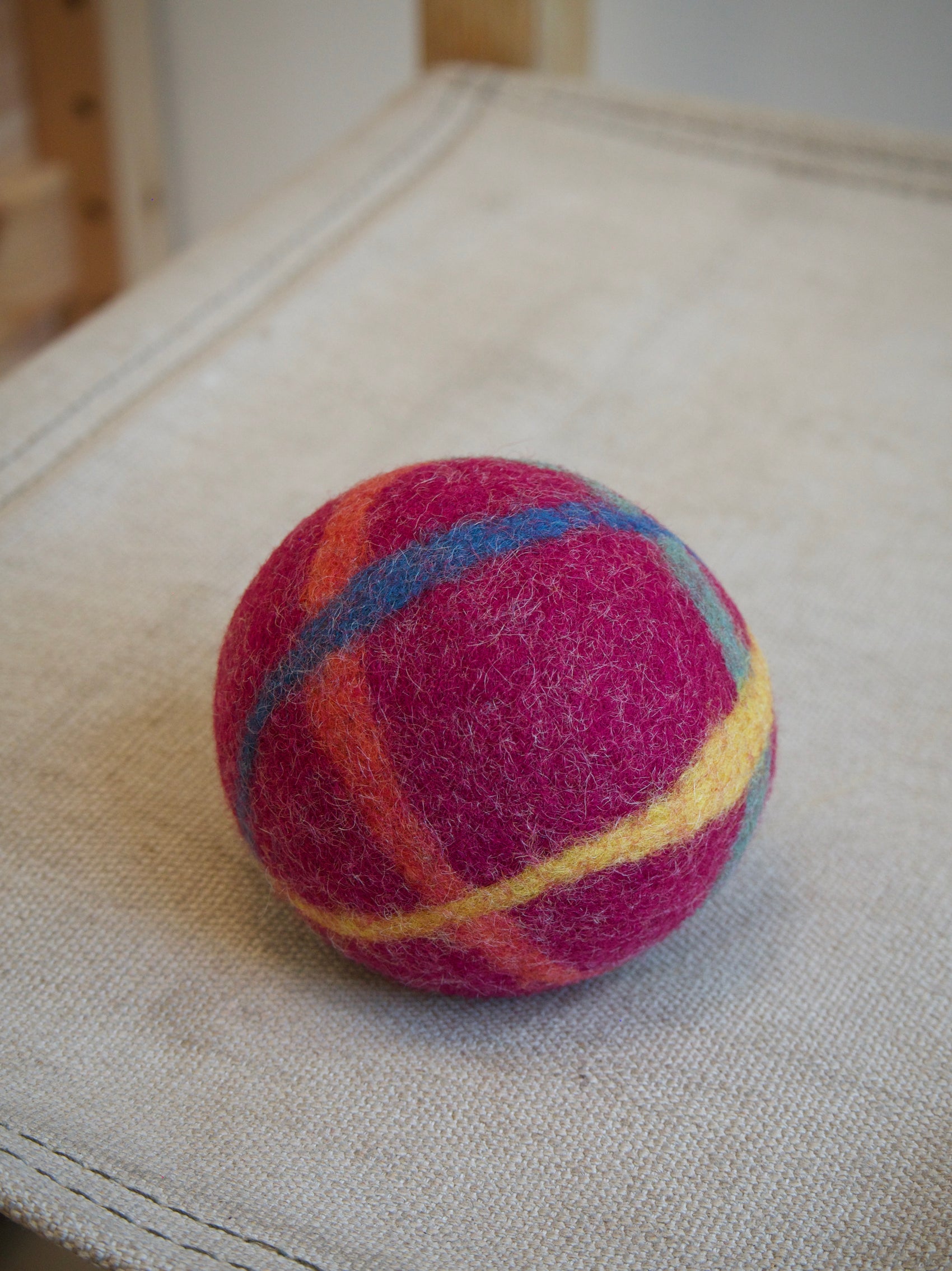 Filtball plantefarget - med bjelle - 8 cm