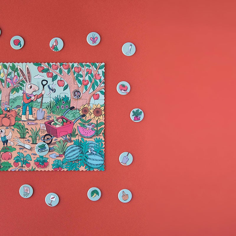 Puslespill - Rabbit´s garden