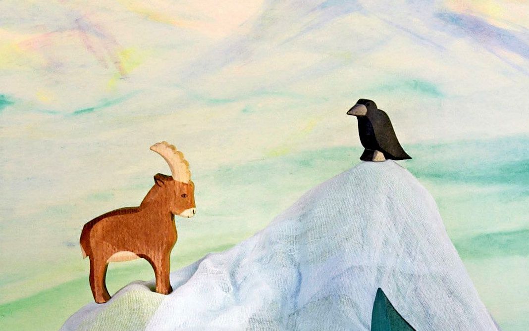 Mountain goat standing - trefigur