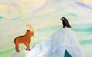 Mountain goat standing - trefigur