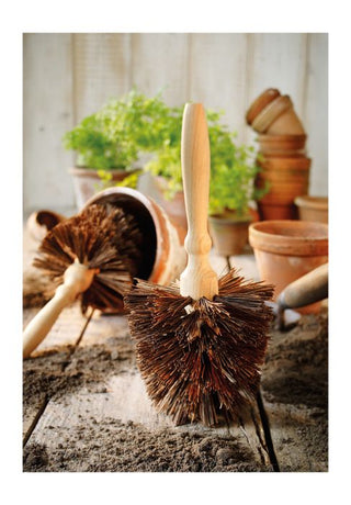 Rengjøringsbørste til blomsterpotter