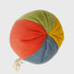 Regnbueball i frotté med bjelle - 11cm