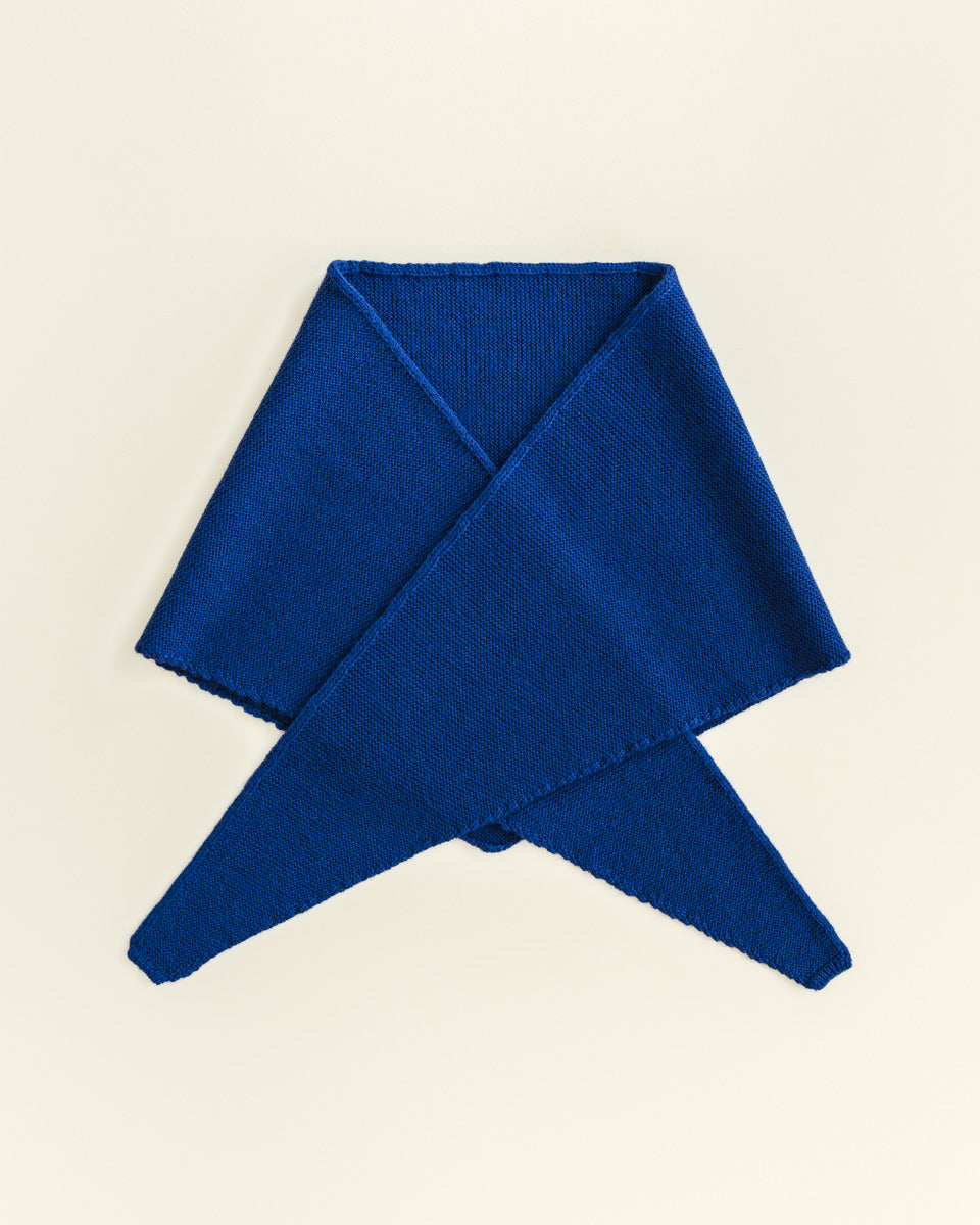 Josephina - trekant skjerf - Cobalt blue