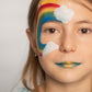 Ansiktsmalingsblyanter Rainbow - sett med 6