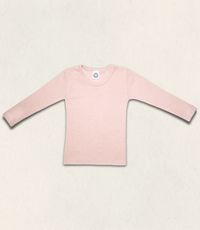 Genser - silke/ull/bomull - rosa