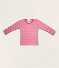 Genser - ull/silke - rosa striper