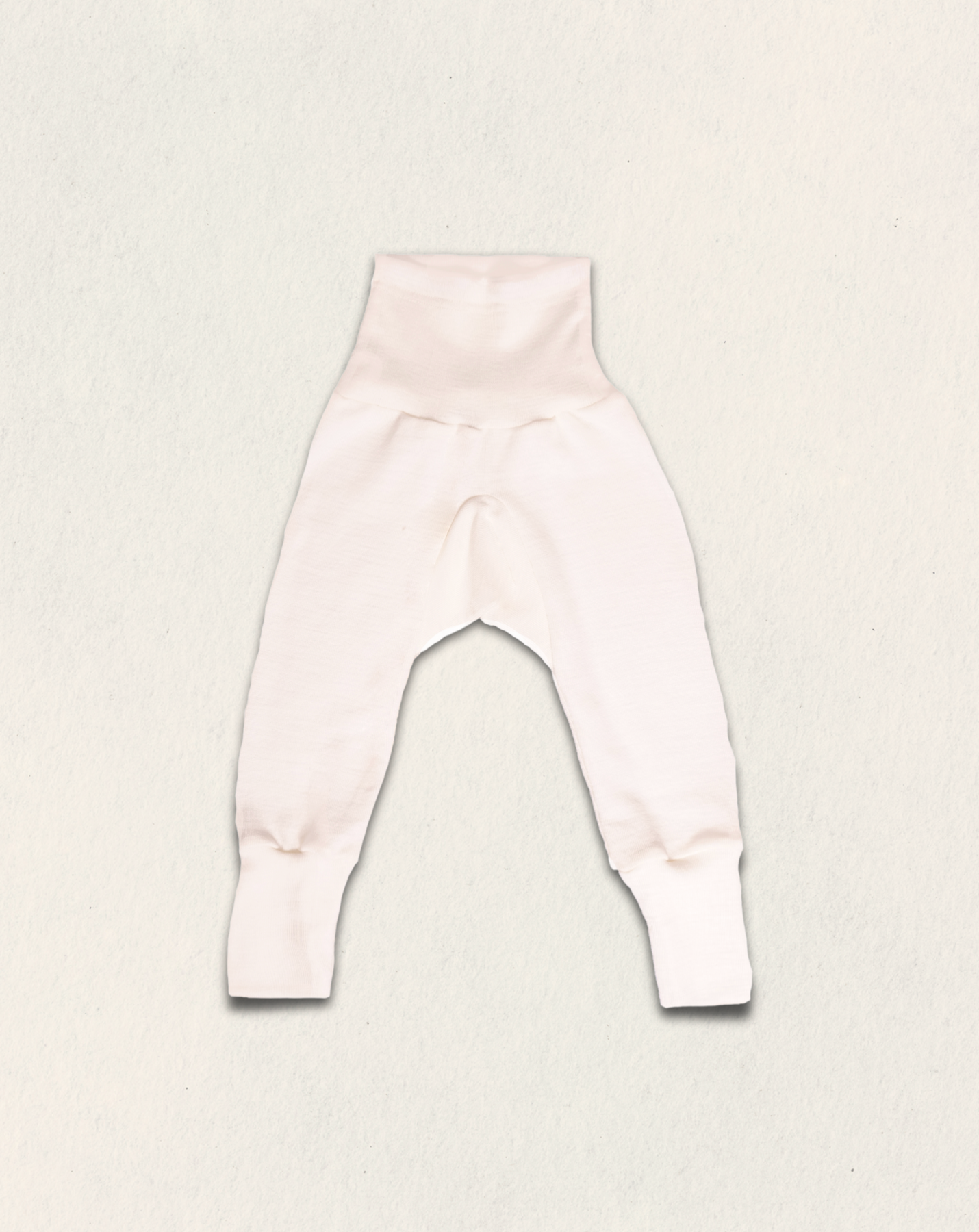 Bukse - høyt liv - ull/silke