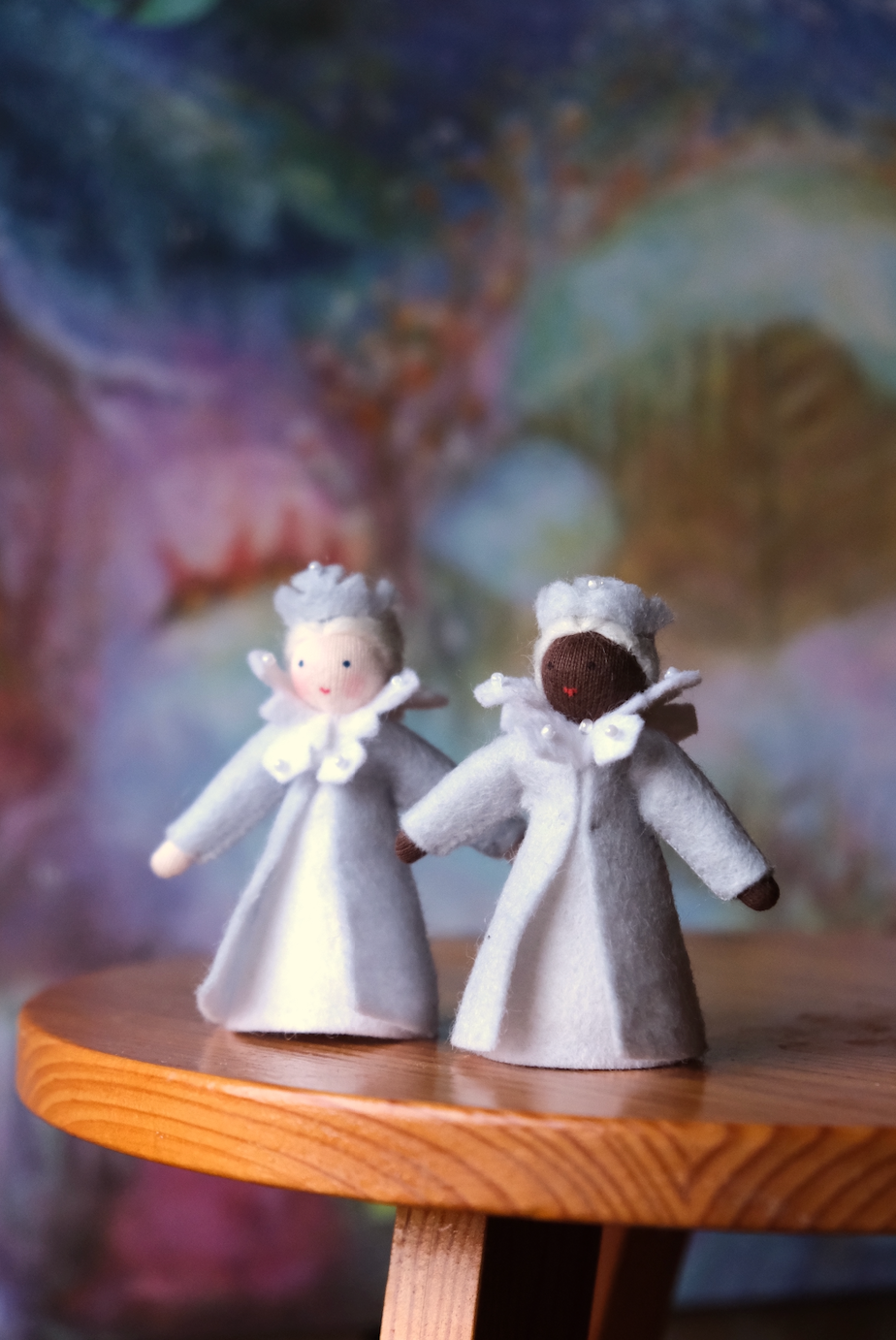 Dronning vinter - ullfigur