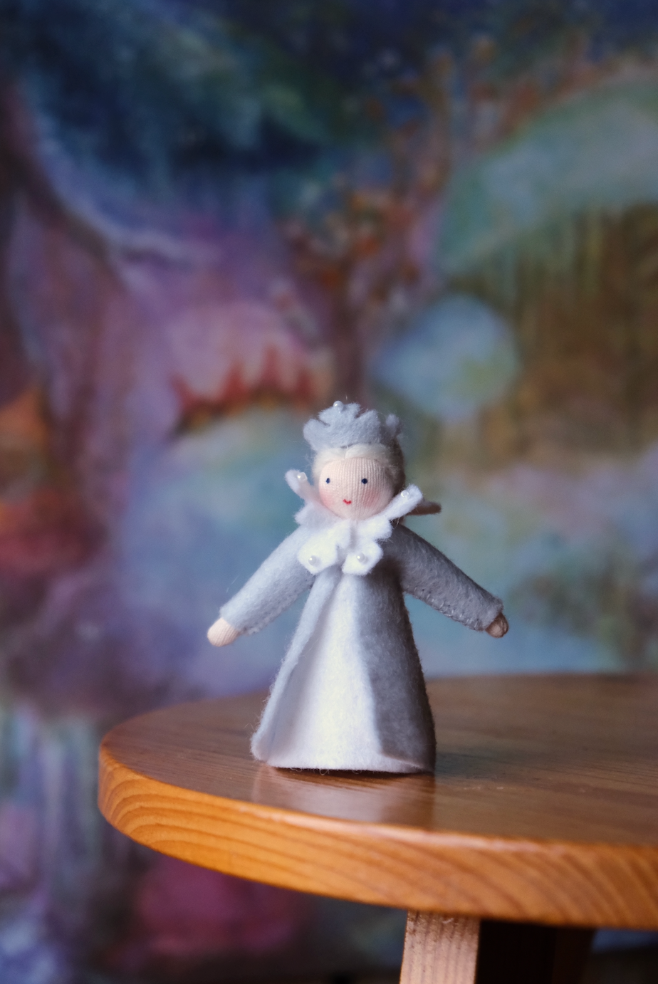 Dronning vinter - ullfigur
