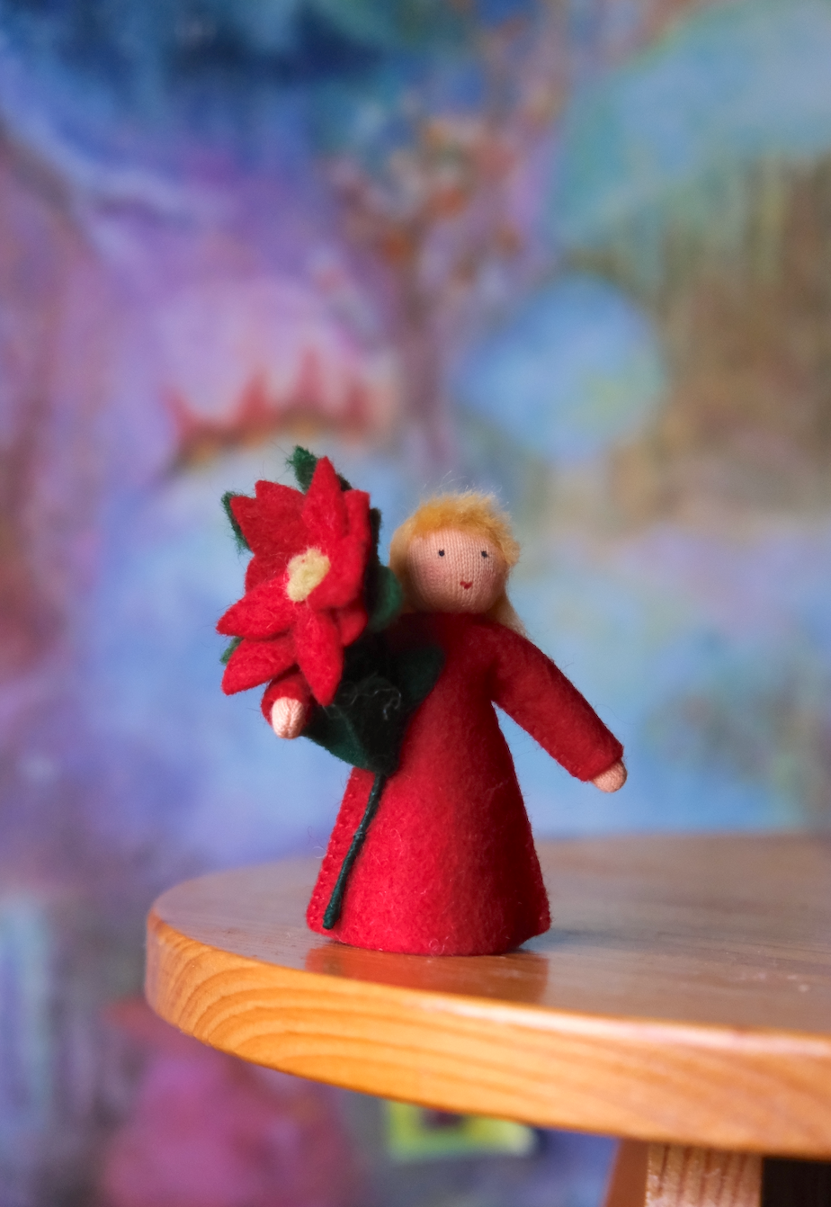 Julestjerne - ullfigur