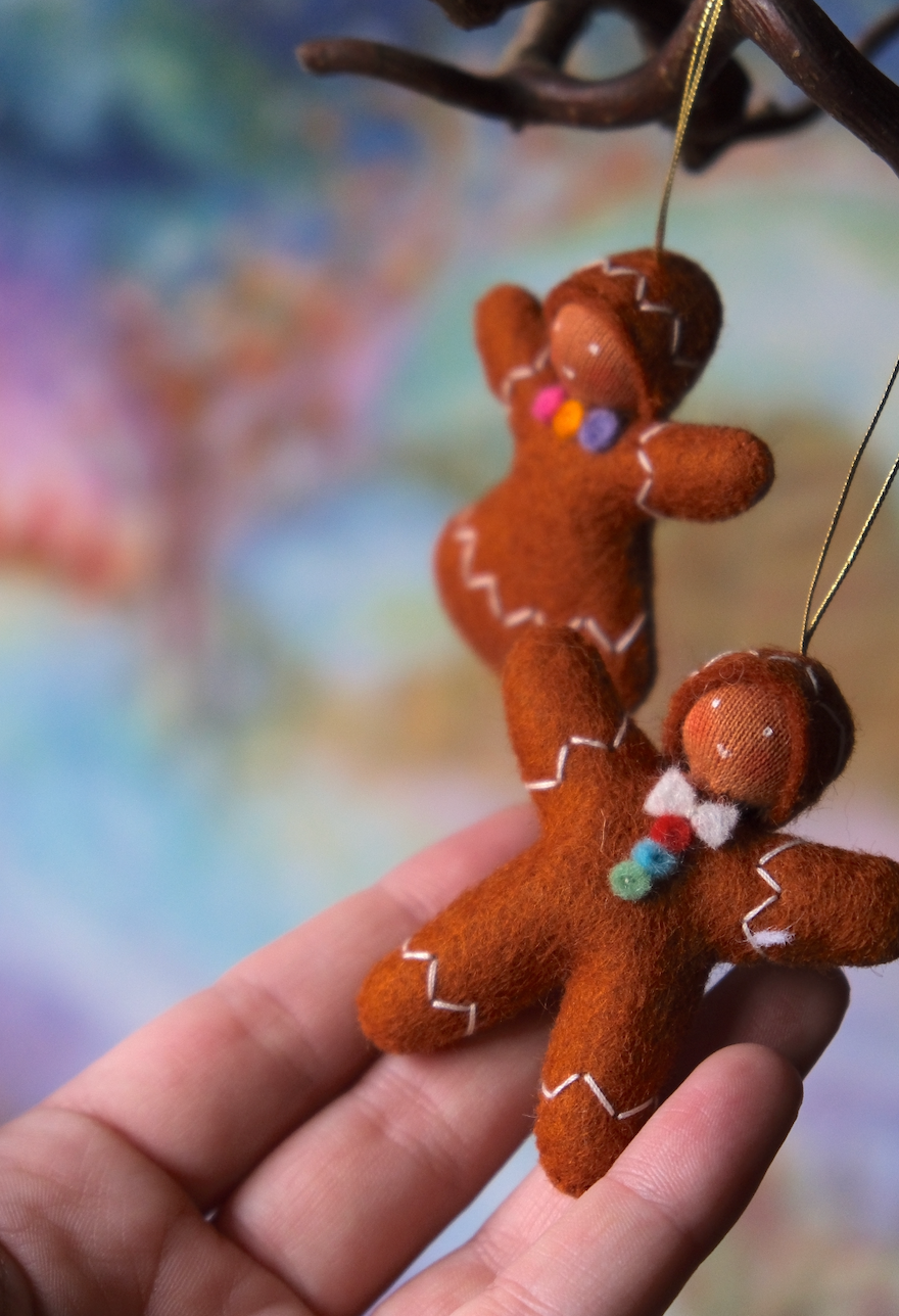Liten pepperkake - hengeullfigur