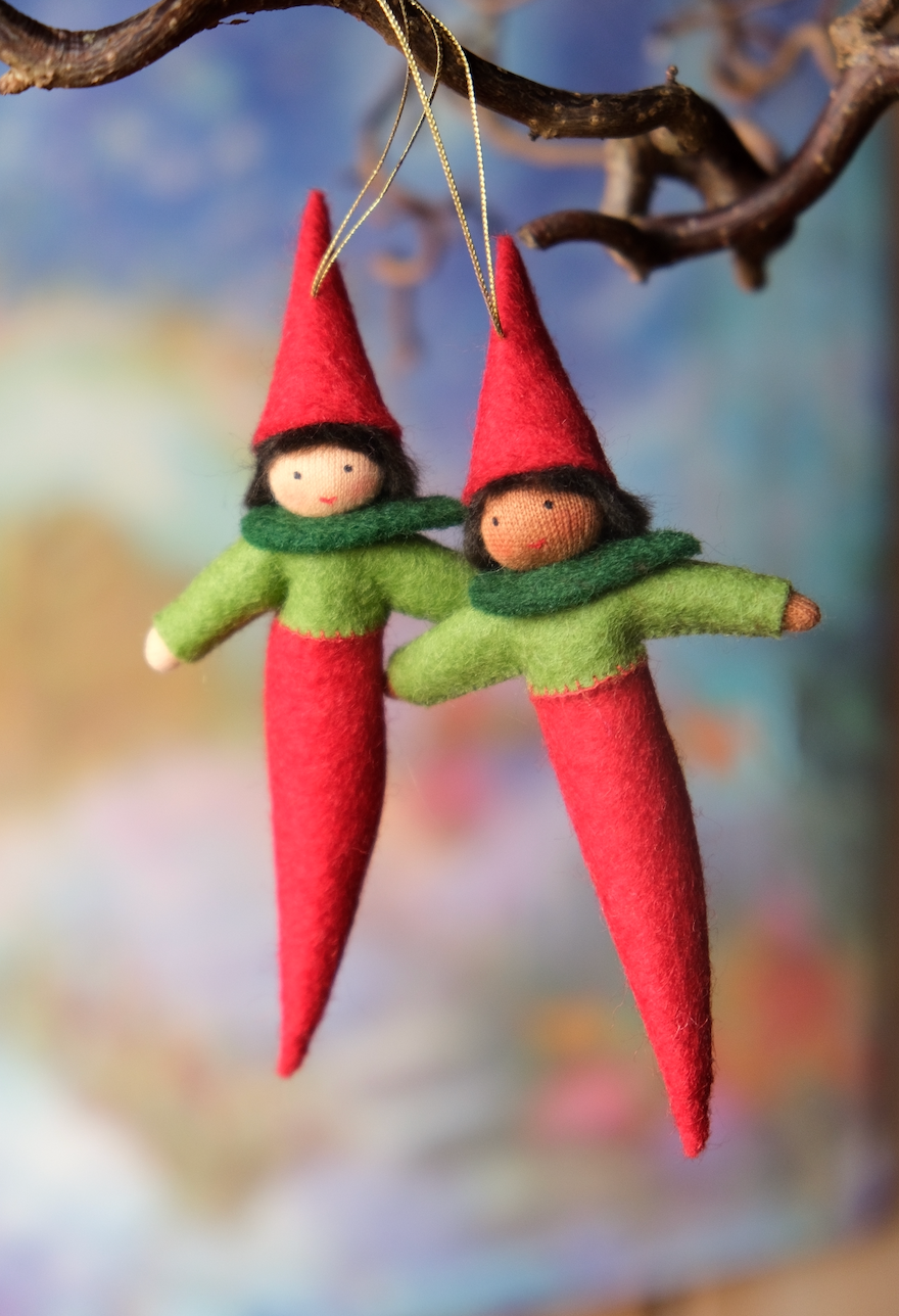 Liten pepperoni - hengeullfigur