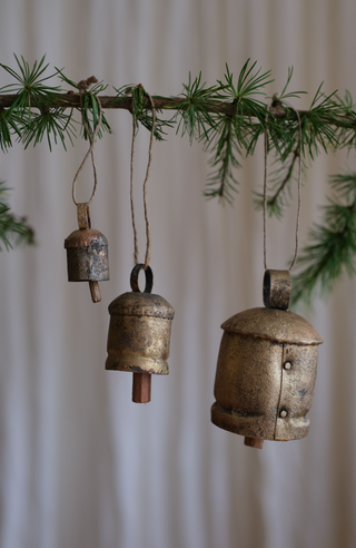 Bjelle til juletre - liten