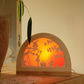 Eplehøst-motiv til siluettlampe