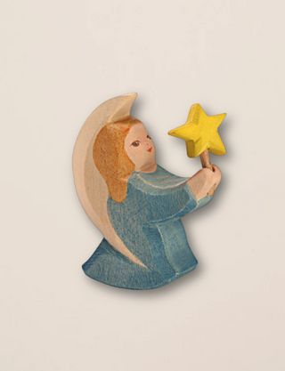 Angel blue with star - trefigur