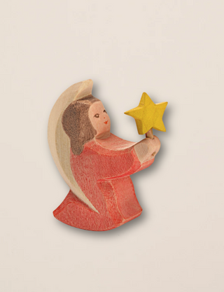 Angel pink with star - trefigur