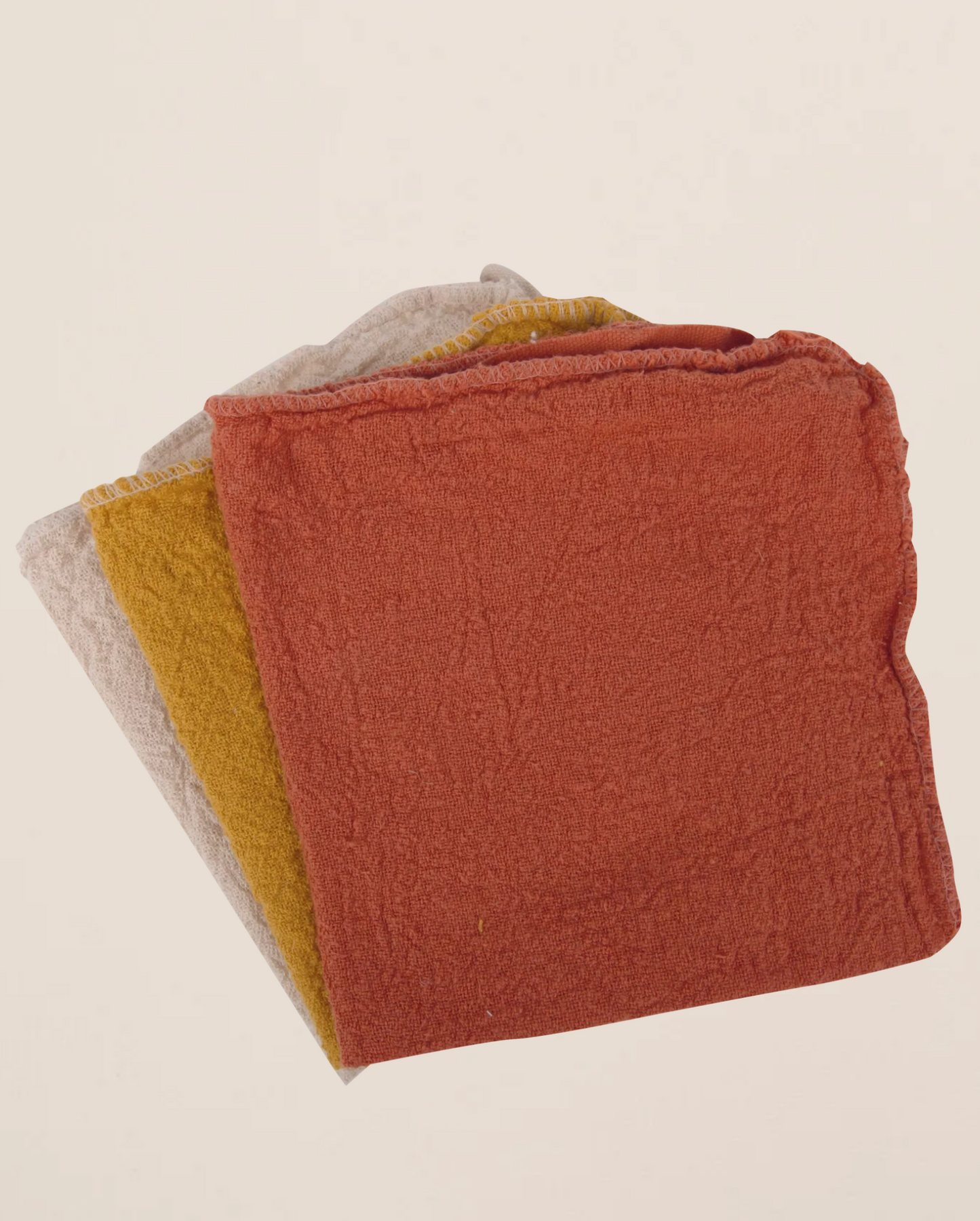 Multifunkjonelle vaskekluter - 3 pk - flamme
