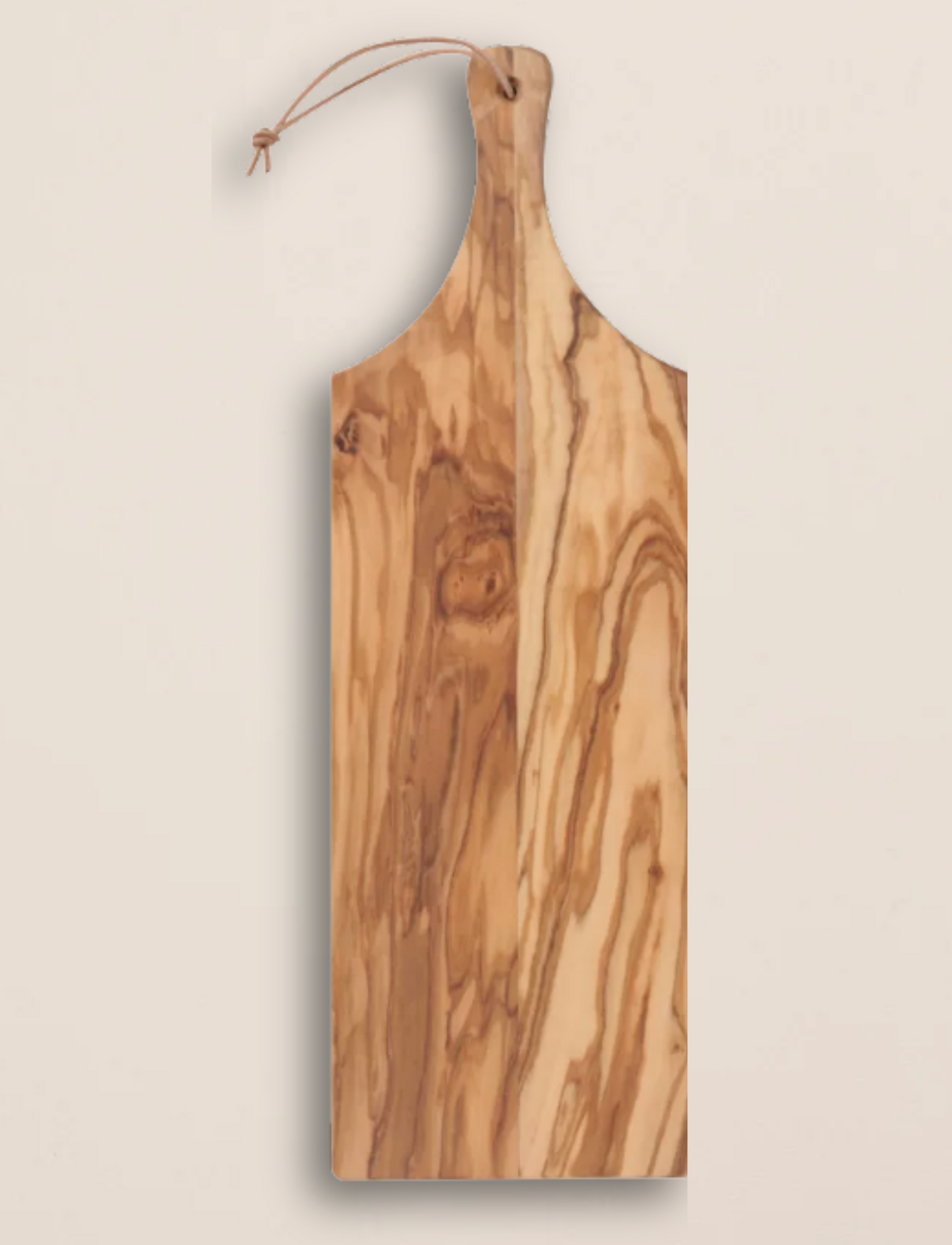 Skjærebrett i oliventre (40x13x1,3cm)