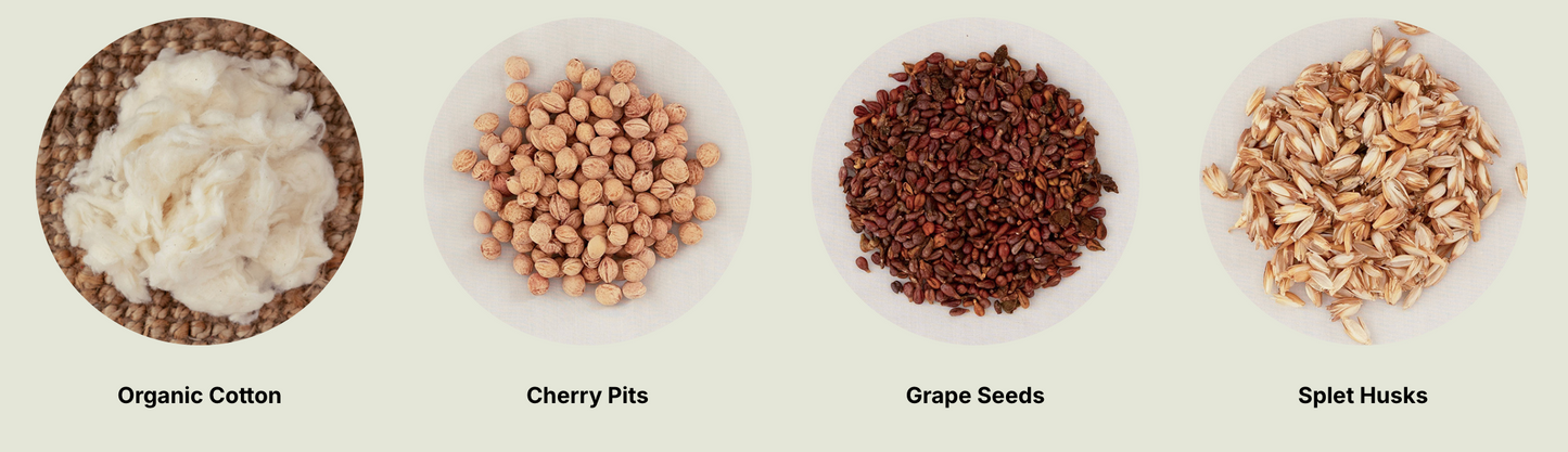 Hai med varme/kjølepute - stor