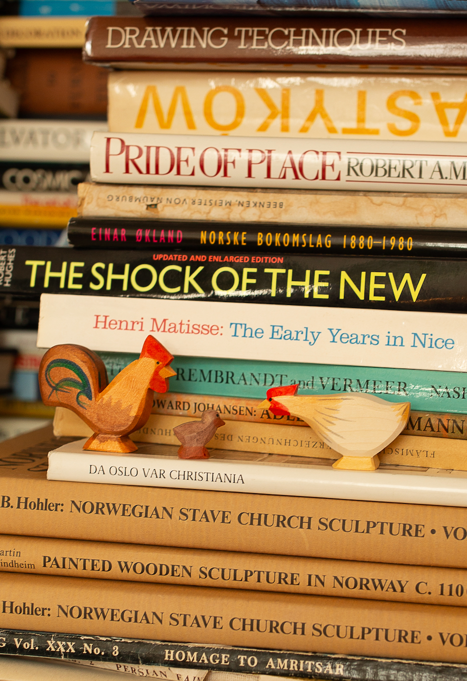 Hen ochre long - trefigur