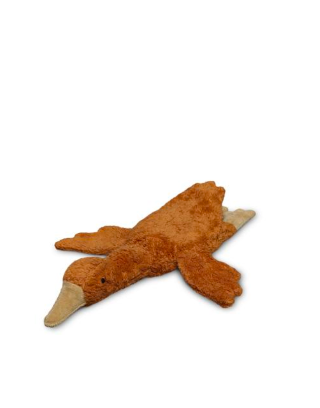 Gås med varme/kjølepute - liten - rust