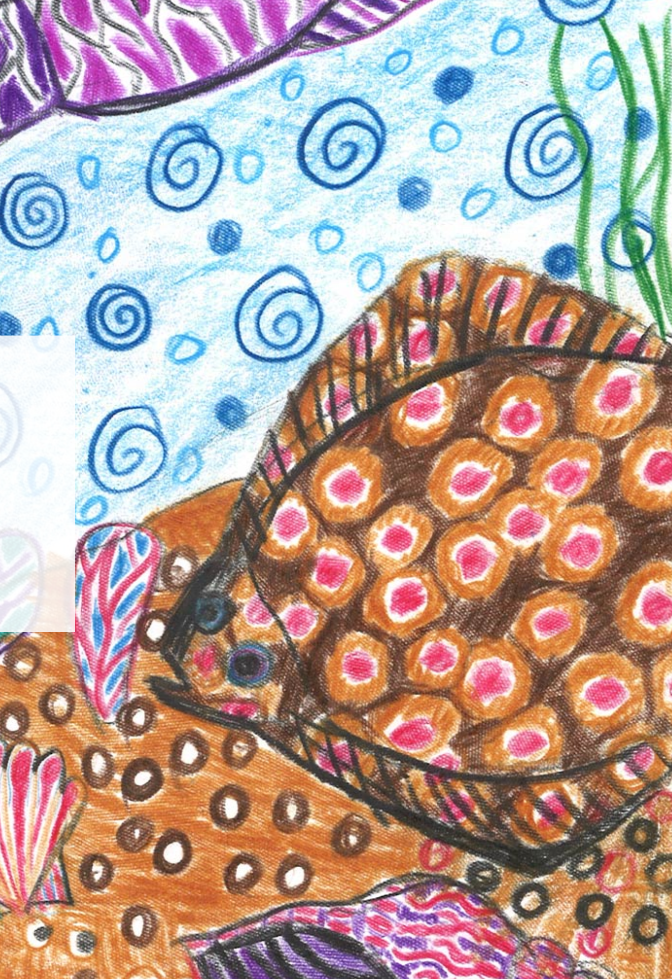 Fargeblyanter med trekantgrep - 12+1 stk