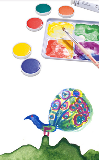 Akvarellmaling - 12 farger