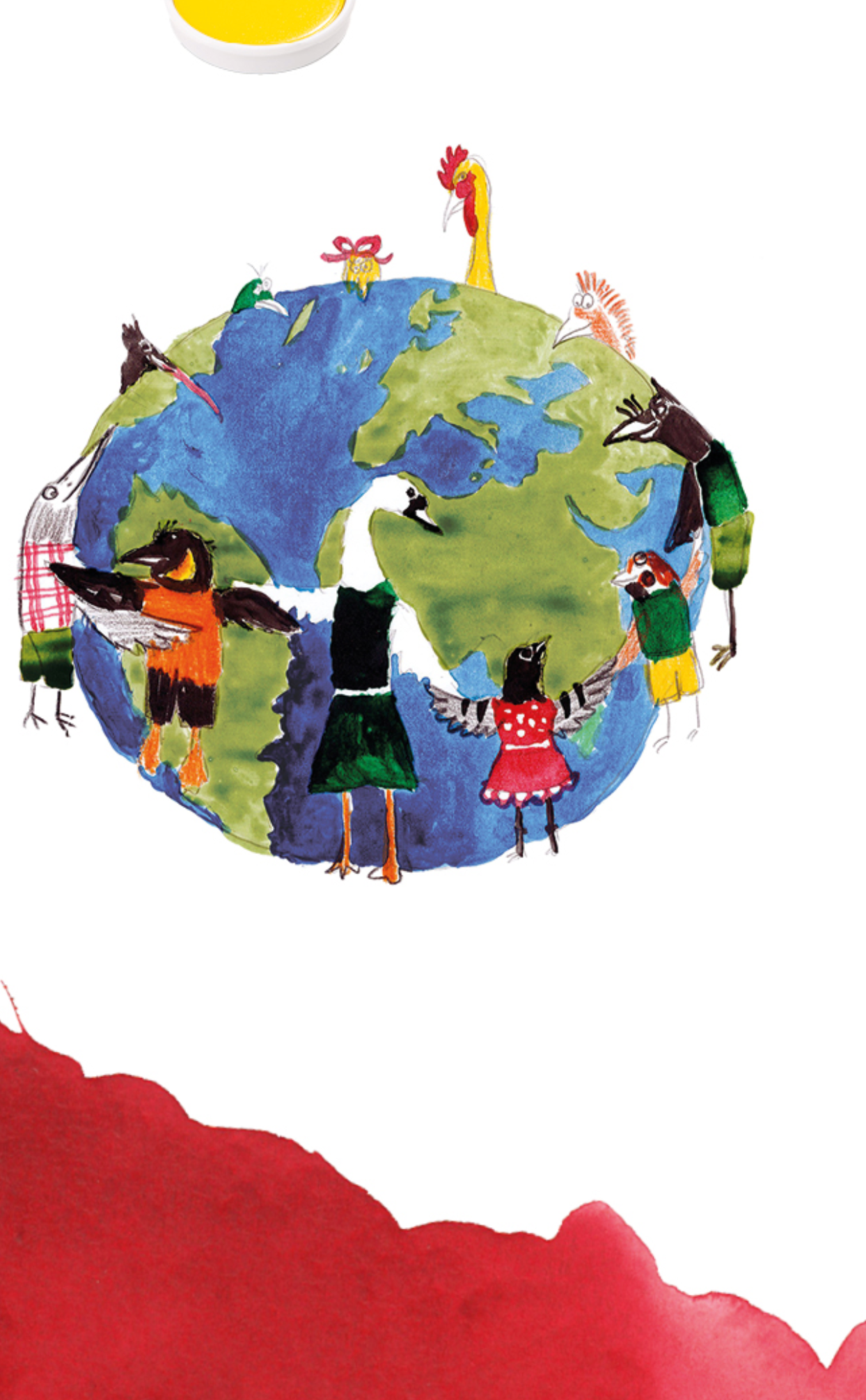 Akvarellmaling - 12 farger