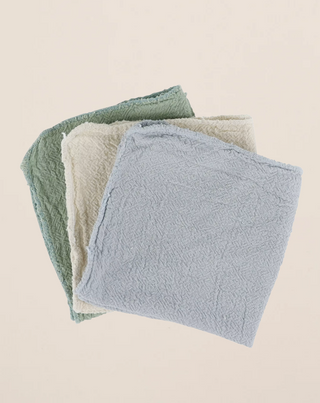 Multifunkjonelle vaskekluter - 3 pk - sjø