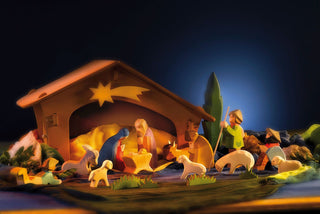 Crib with child - 2 deler - trefigur