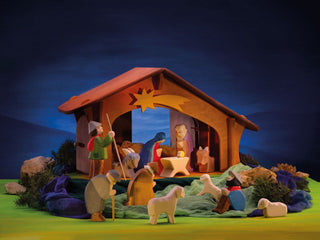 Crib with child - 2 deler - trefigur