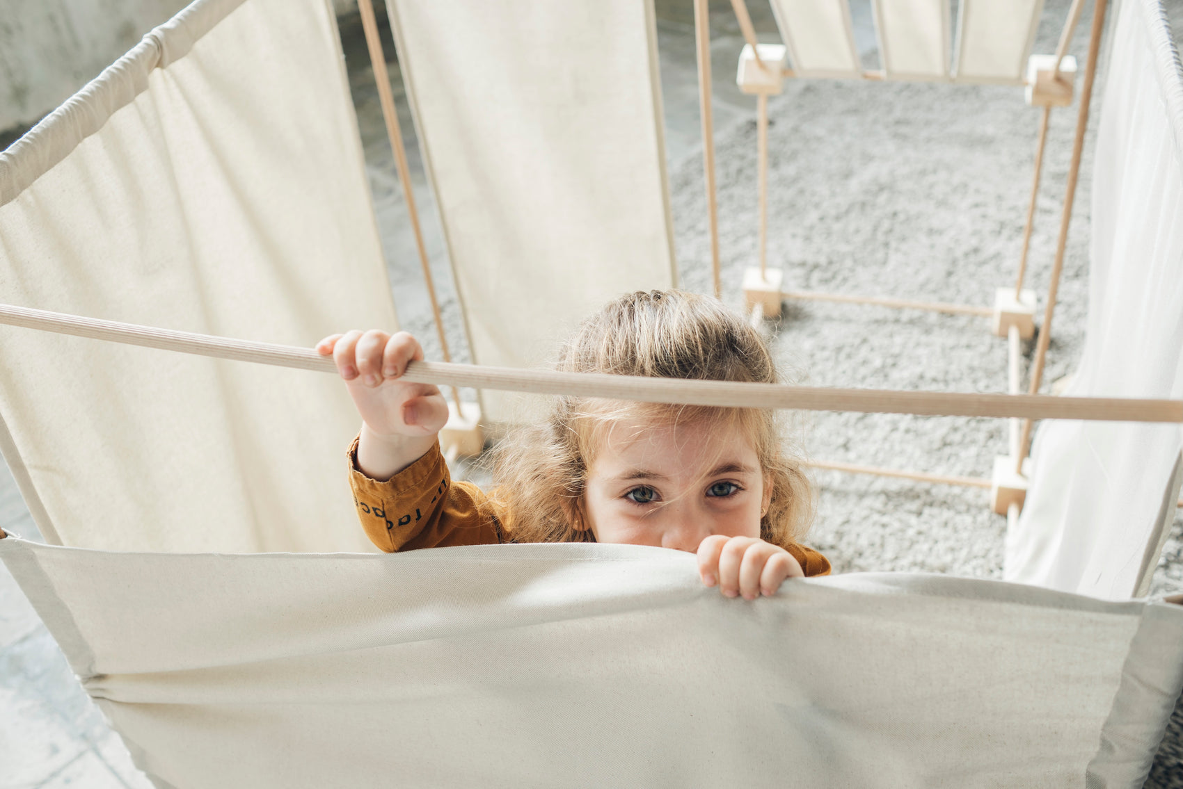 Family konstruksjonsett - øko bomullstekstil - 79 deler