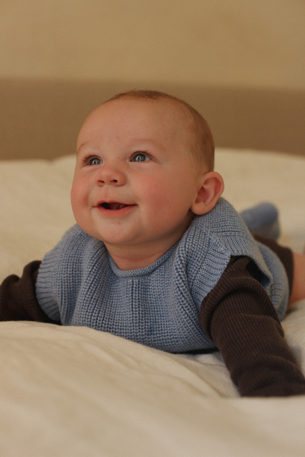 Harvey ullvest - Light Blue - 6-12 mnd-5 år