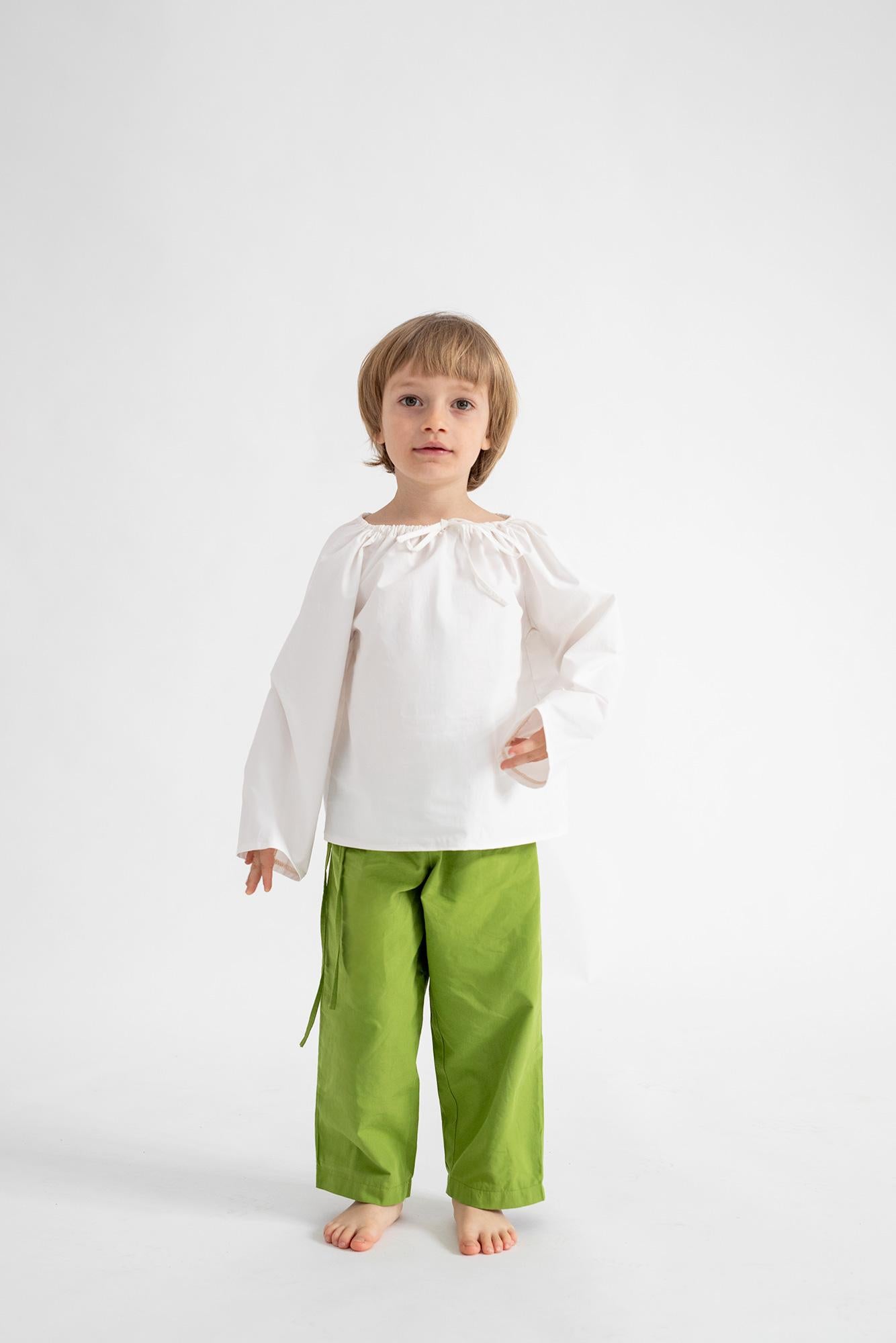 Luca Bukser i bomull – justerbar snor